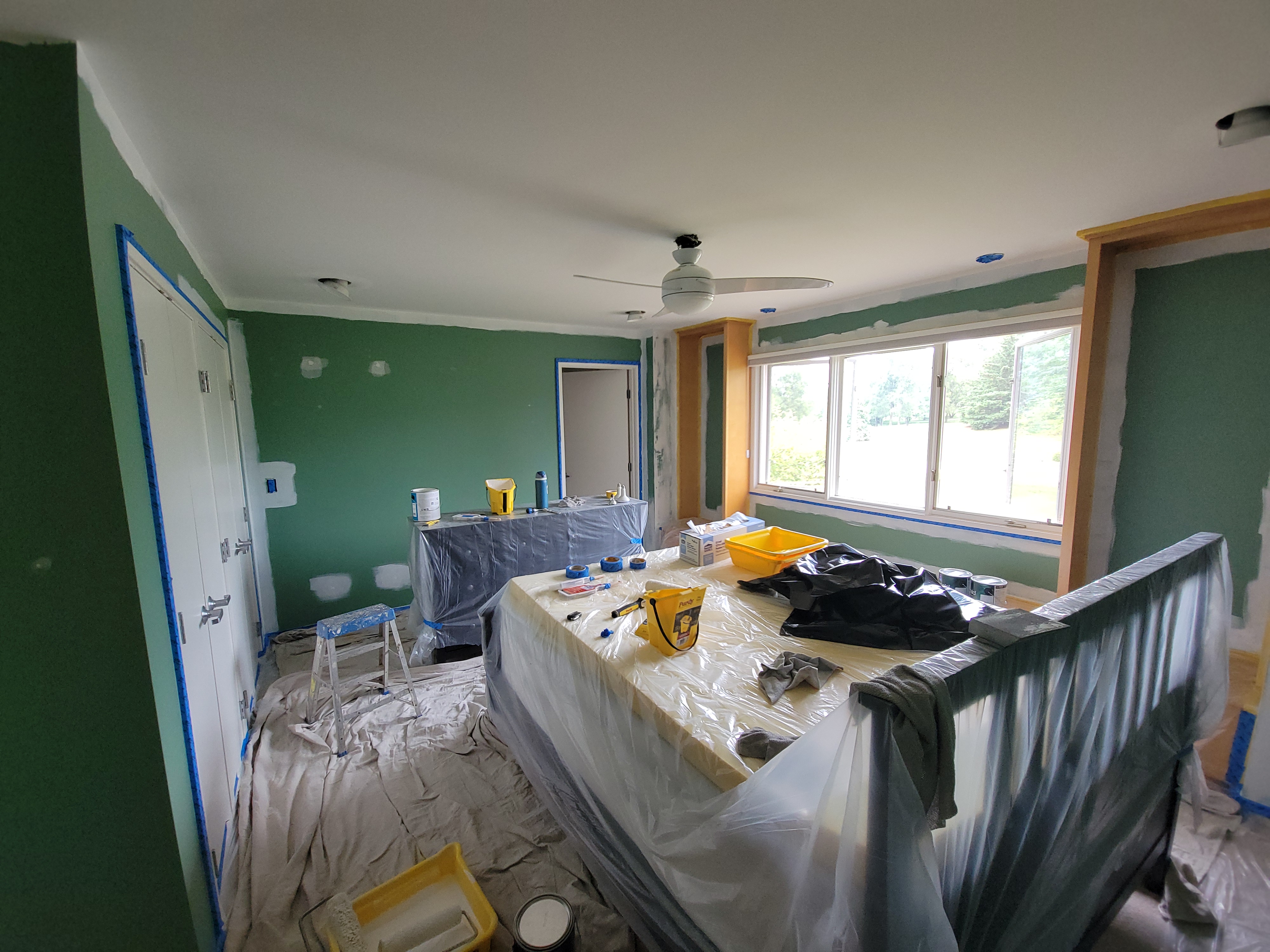 Interior room repaint - before